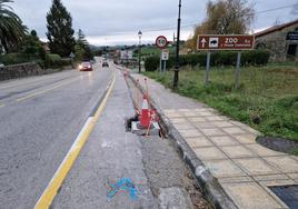 La Avenida del Zoo, en Santillana, donde se están realizando los trabajos.