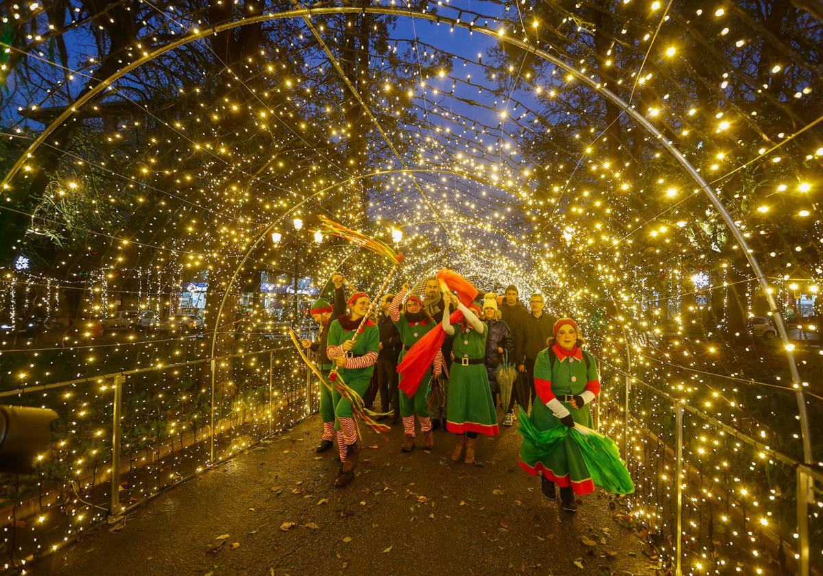 Papá Noel se aloja en Torrelavega