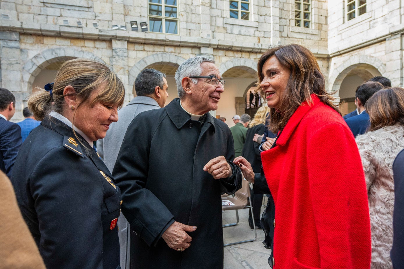 Carmen Martínez, Manuel Sánchez Monge y Paula Fernández.