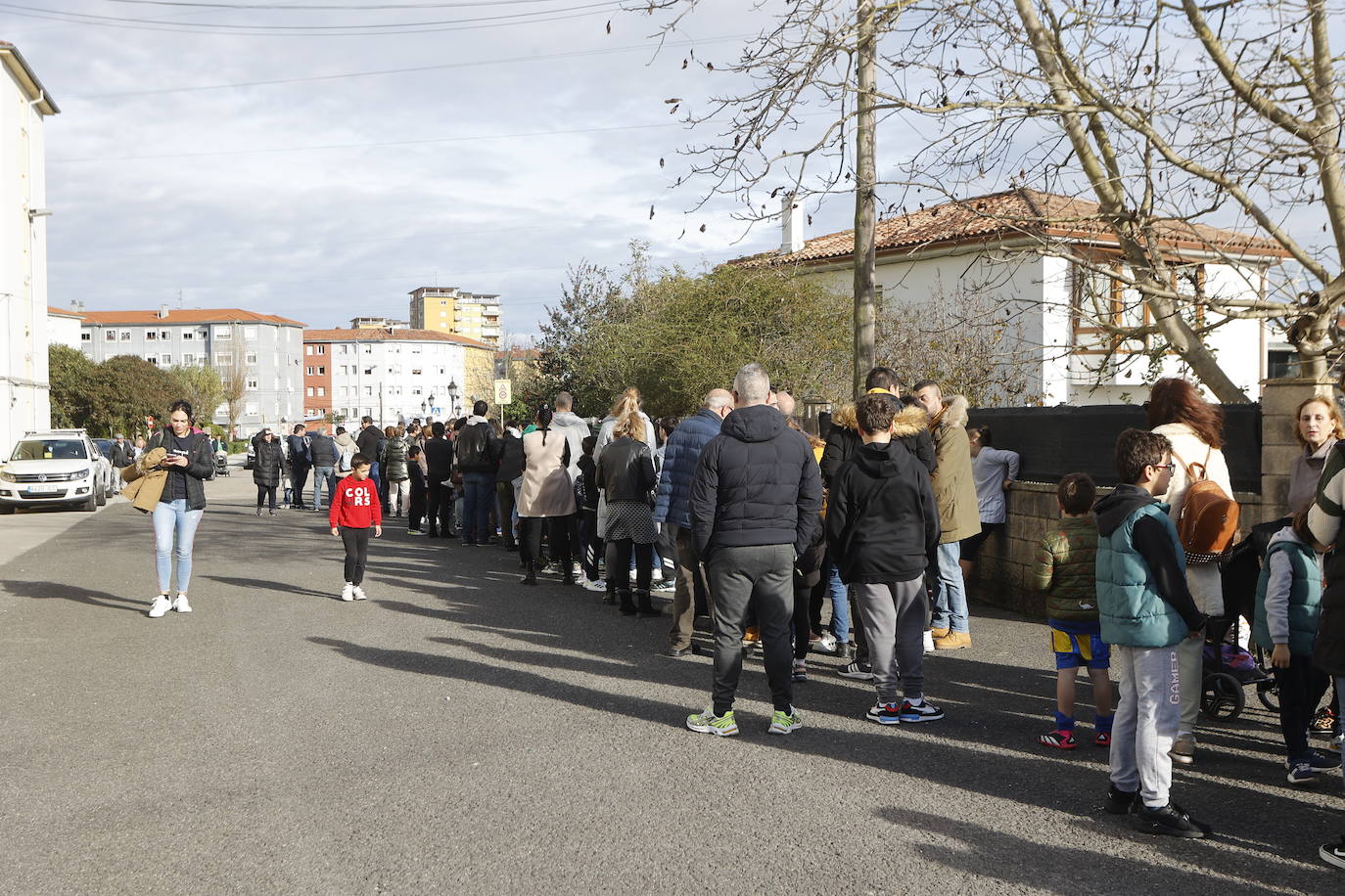 La afluencia de las familias desbordó todas las previsiones.