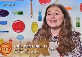 Inés Cantero sigue adelante en los fogones de MasterChef Junior.