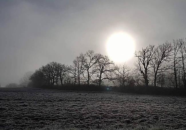 Fotografía tomada en Rocamundo esta mañana.