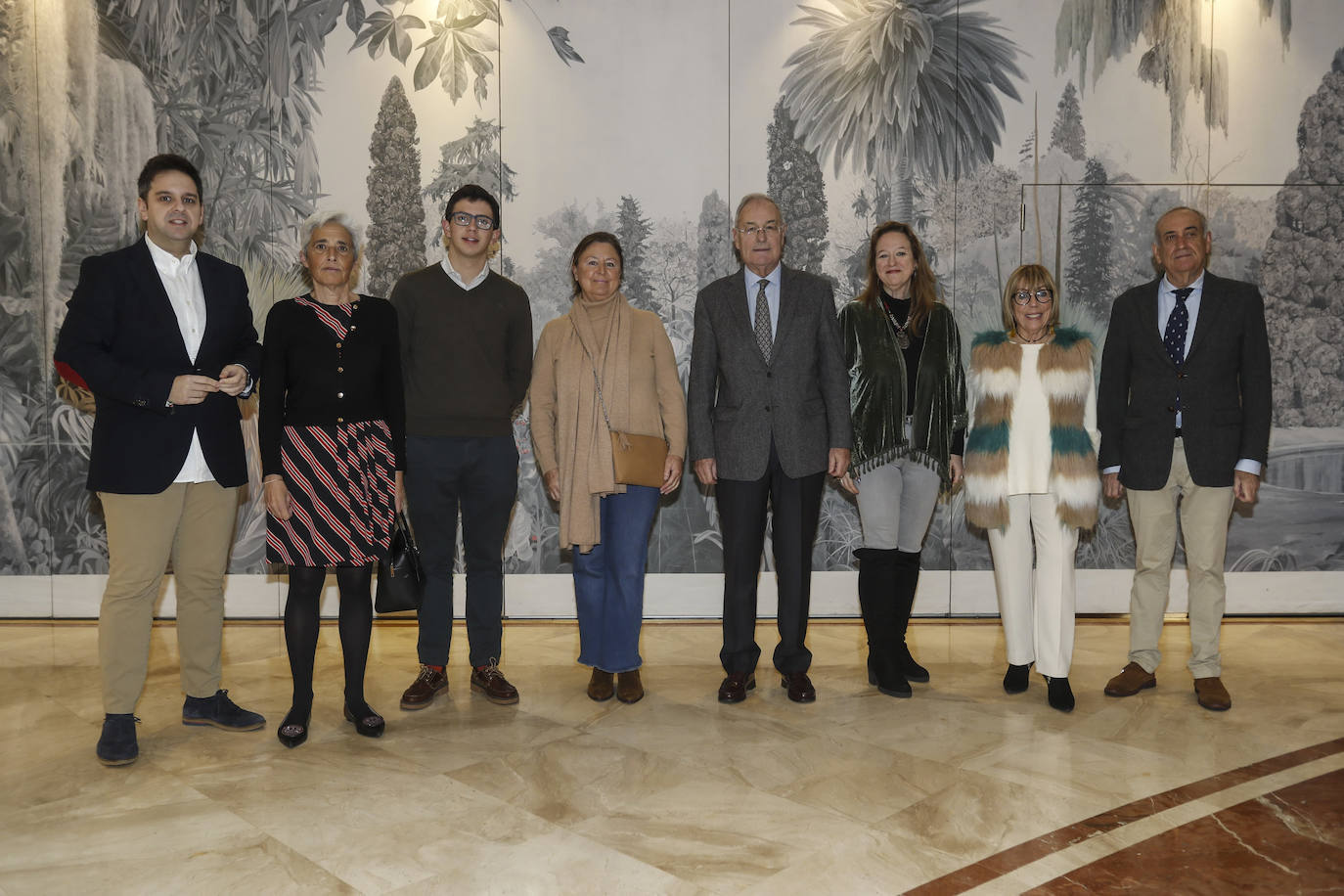 Pablo Arce, Cruz Gutiérrez, José González, Ana Madrazo, Alberto Cuartas, Leticia Díaz, Natividad Pérez y Fernando García .