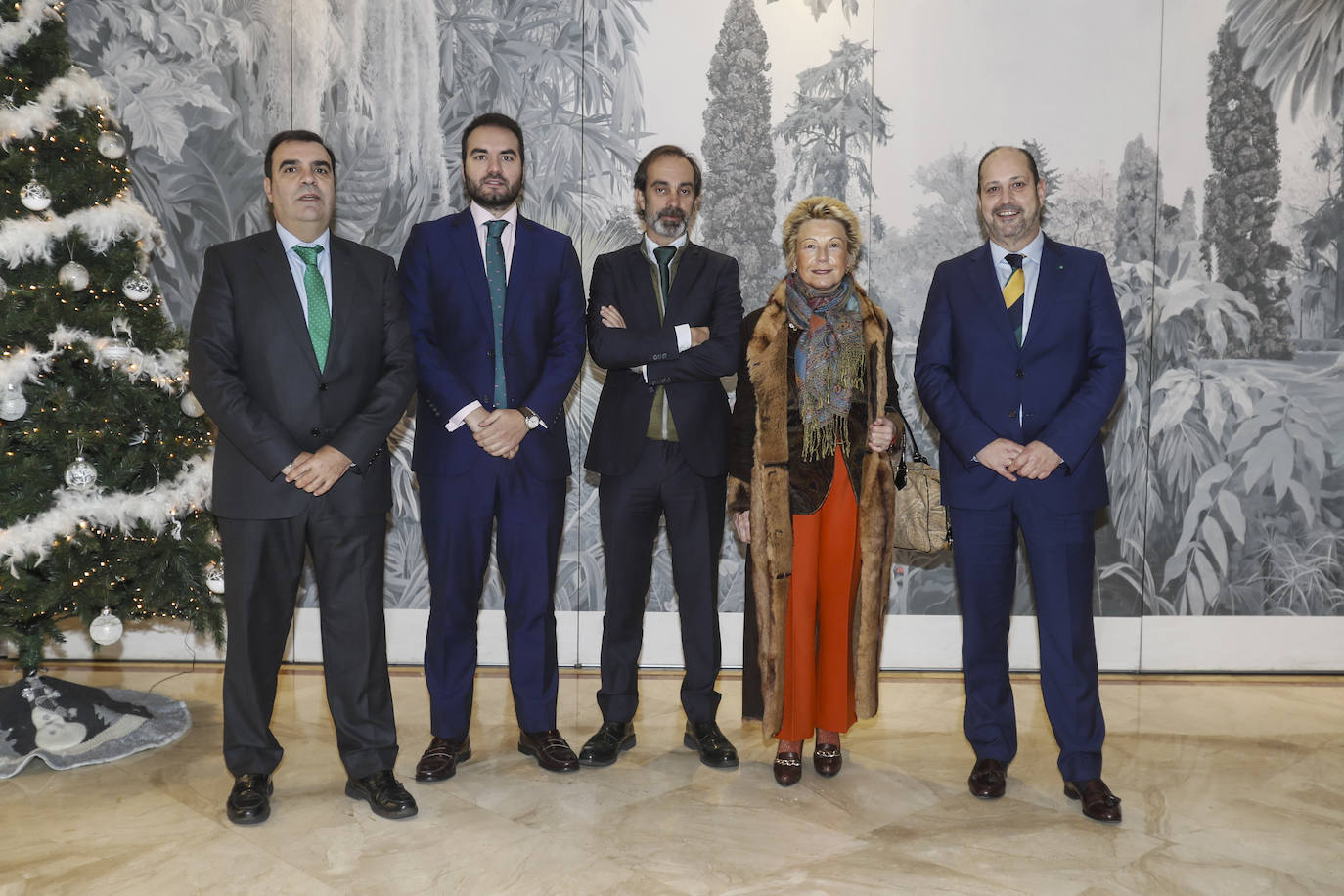 Rafael Álvarez, Javier García, Carlos Gallego, Mercedes Ortega y Fernando Núñez.