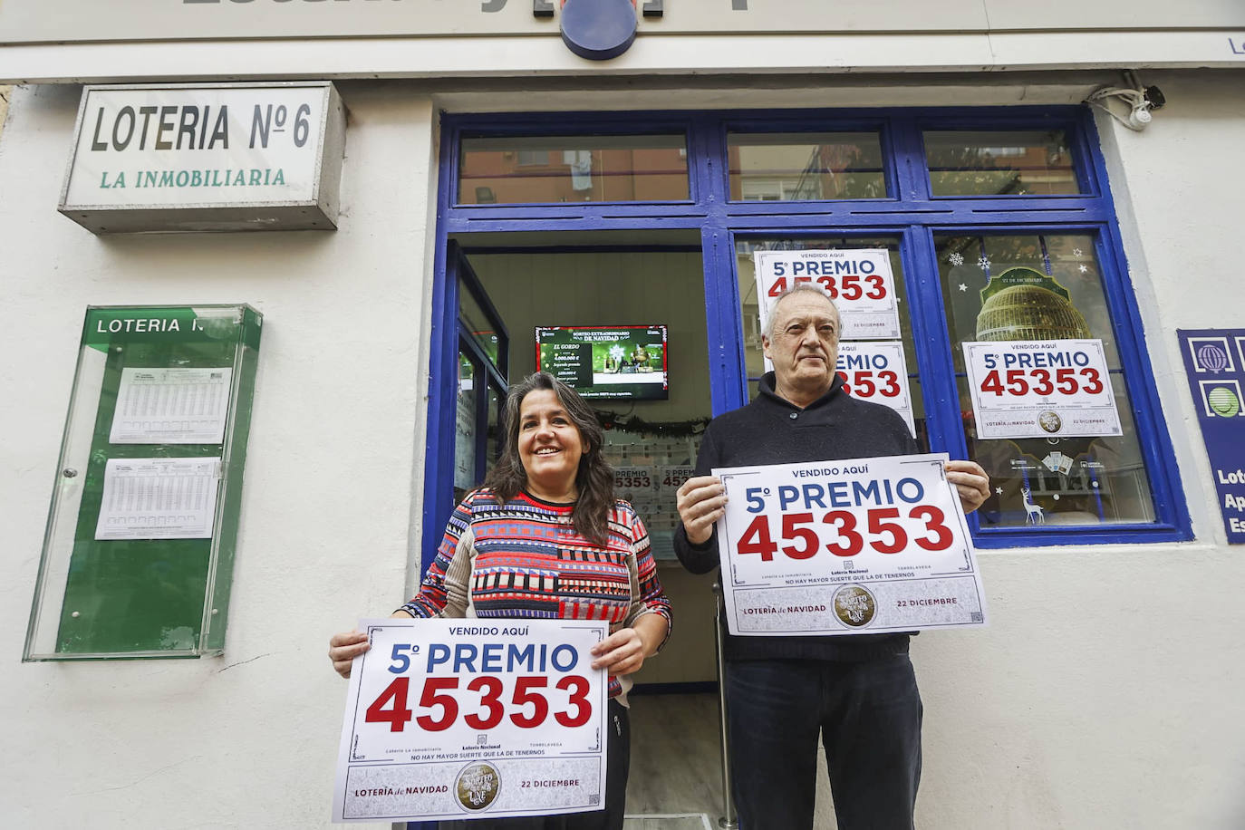 En la Administración Nº 6 de Torrelavega en Bonifacio del Castillo, 5, también ha sonreído la suerte