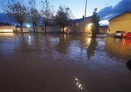 Imagen del barrio Santiago el Mayor, en Nueva Montaña, cuando se inundó en 2020.