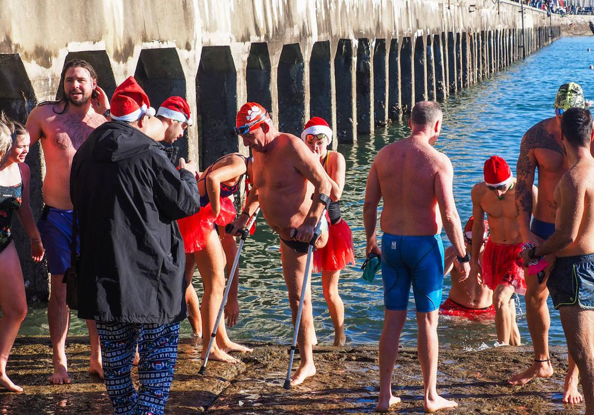 Navidad, a remojo en la bahía