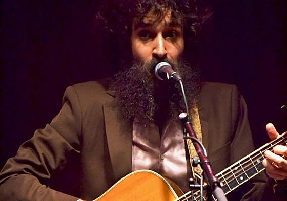 El músico santanderino, en un momento del concierto.