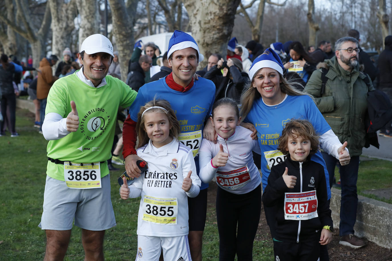 Familias enteras, cada integrante en sus respectivas categorías, participan en la prueba santanderina.