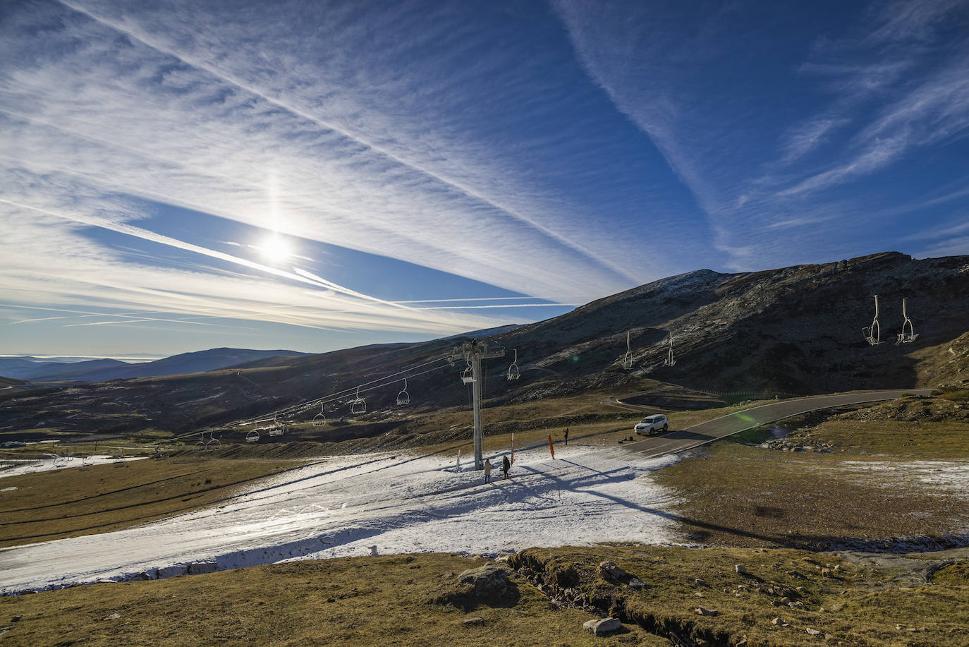 Fotos: Alto Campoo sin nieve en pleno enero