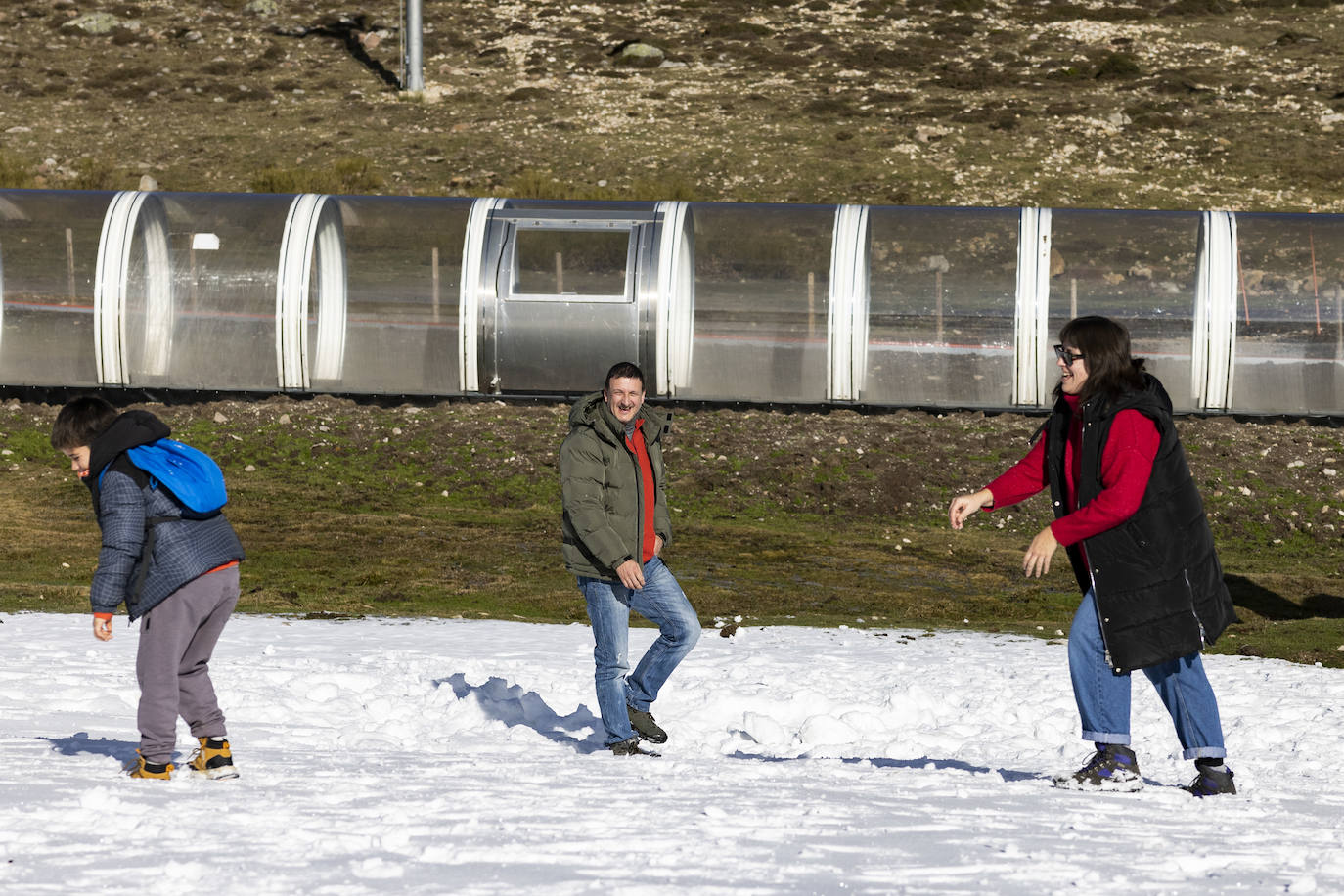 Fotos: Alto Campoo sin nieve en pleno enero