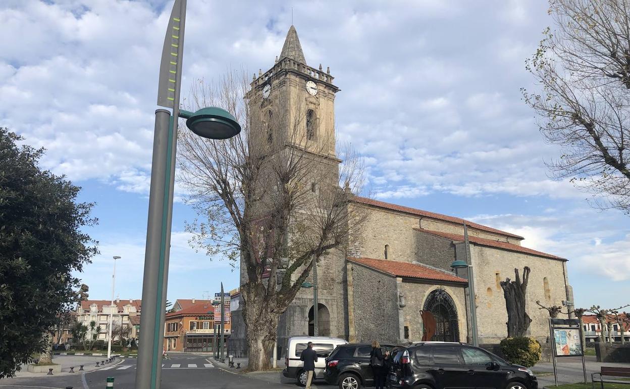 Iglesia de San Pedro, en Noja. 