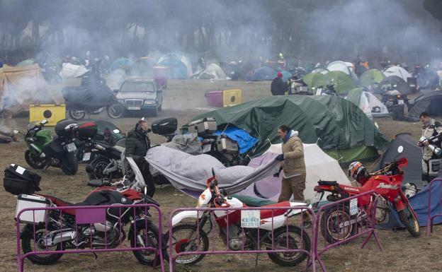 Zona de acampada de Pingüinos.