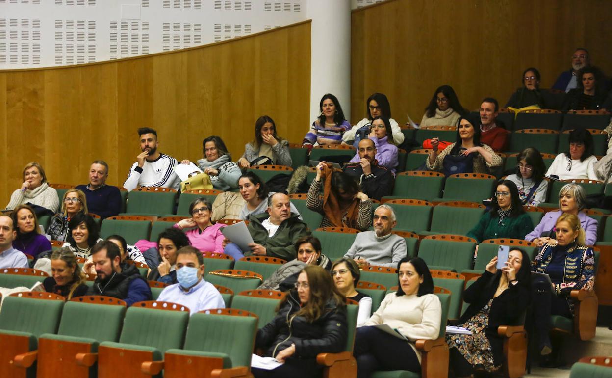 Directores de centros educativos, esta mañana, durante la jornada formativa.