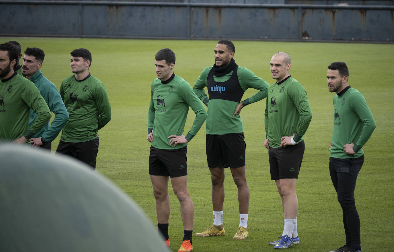 Fotos: El Racing prepara el partido ante el Sporting