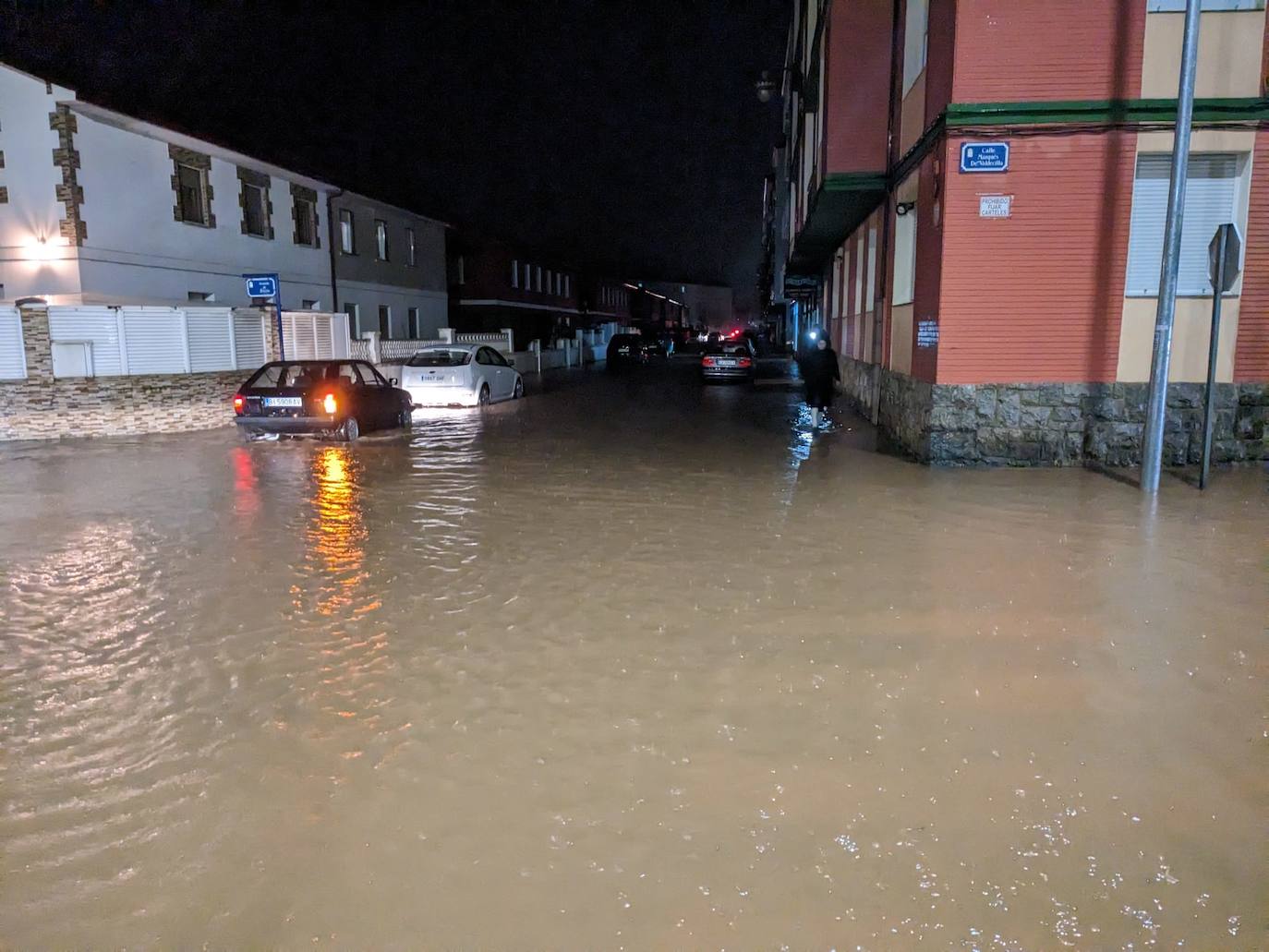 Tramo final de la Avenida de España en Laredo