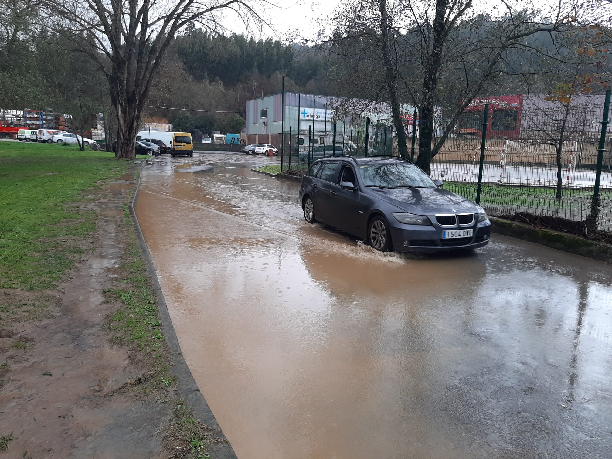 Acceso al polígono de La Tejera.