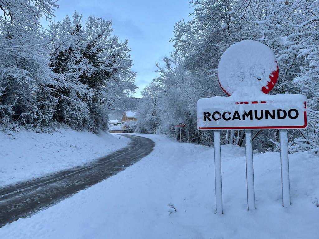 La nieve deja hermosas estampas en Valderredible.