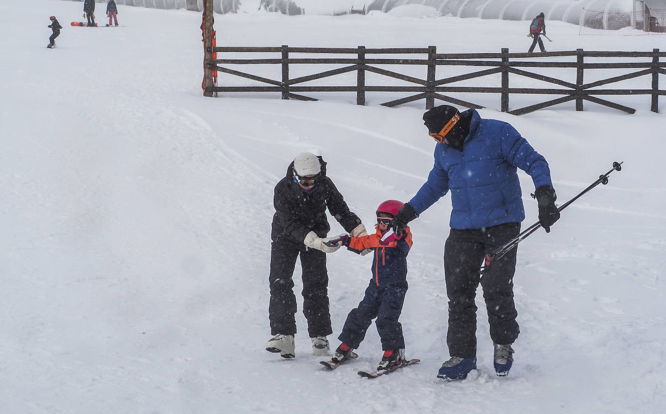 Fotos: Los primeros de Alto Campoo