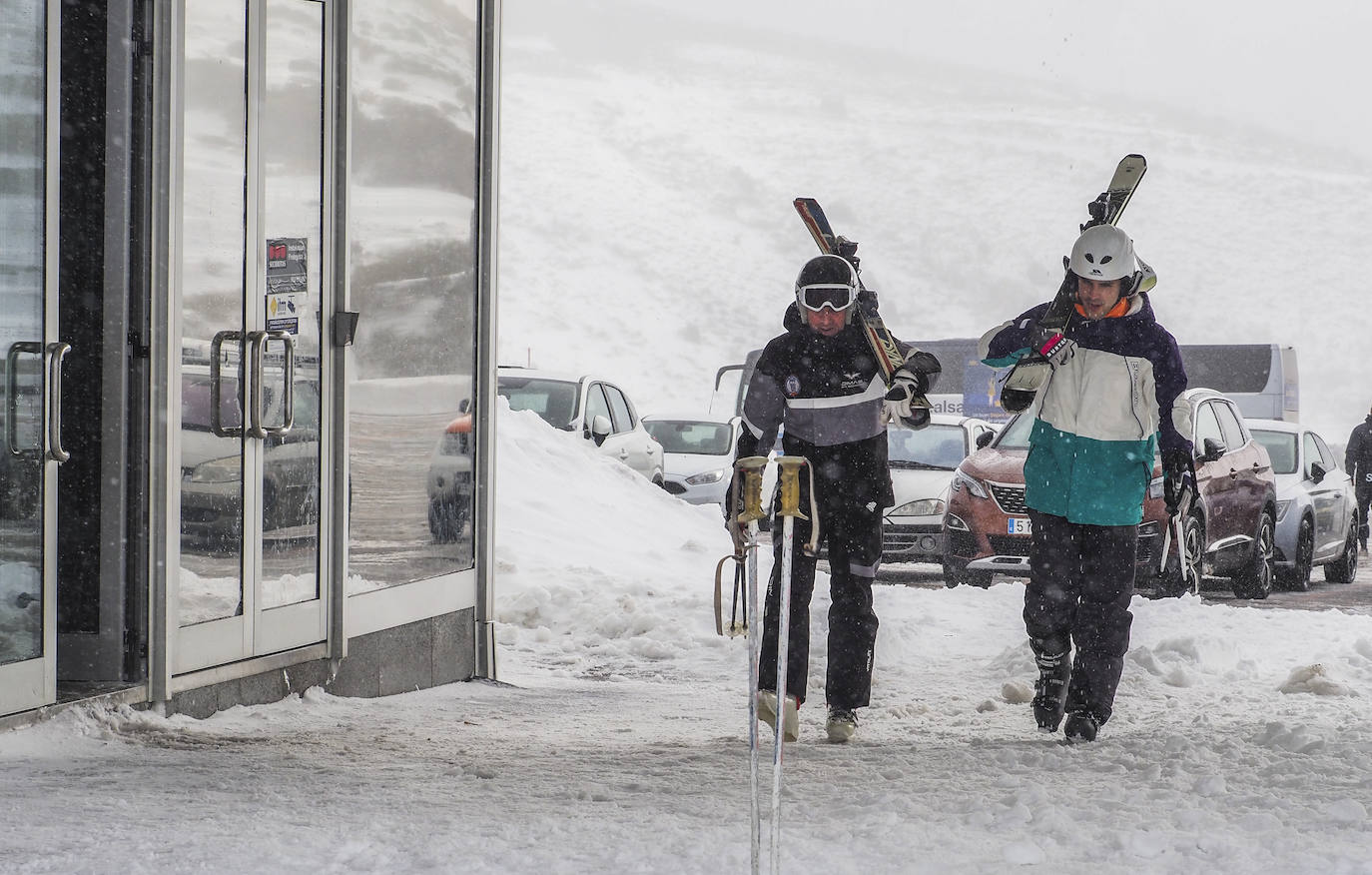 Fotos: Los primeros de Alto Campoo