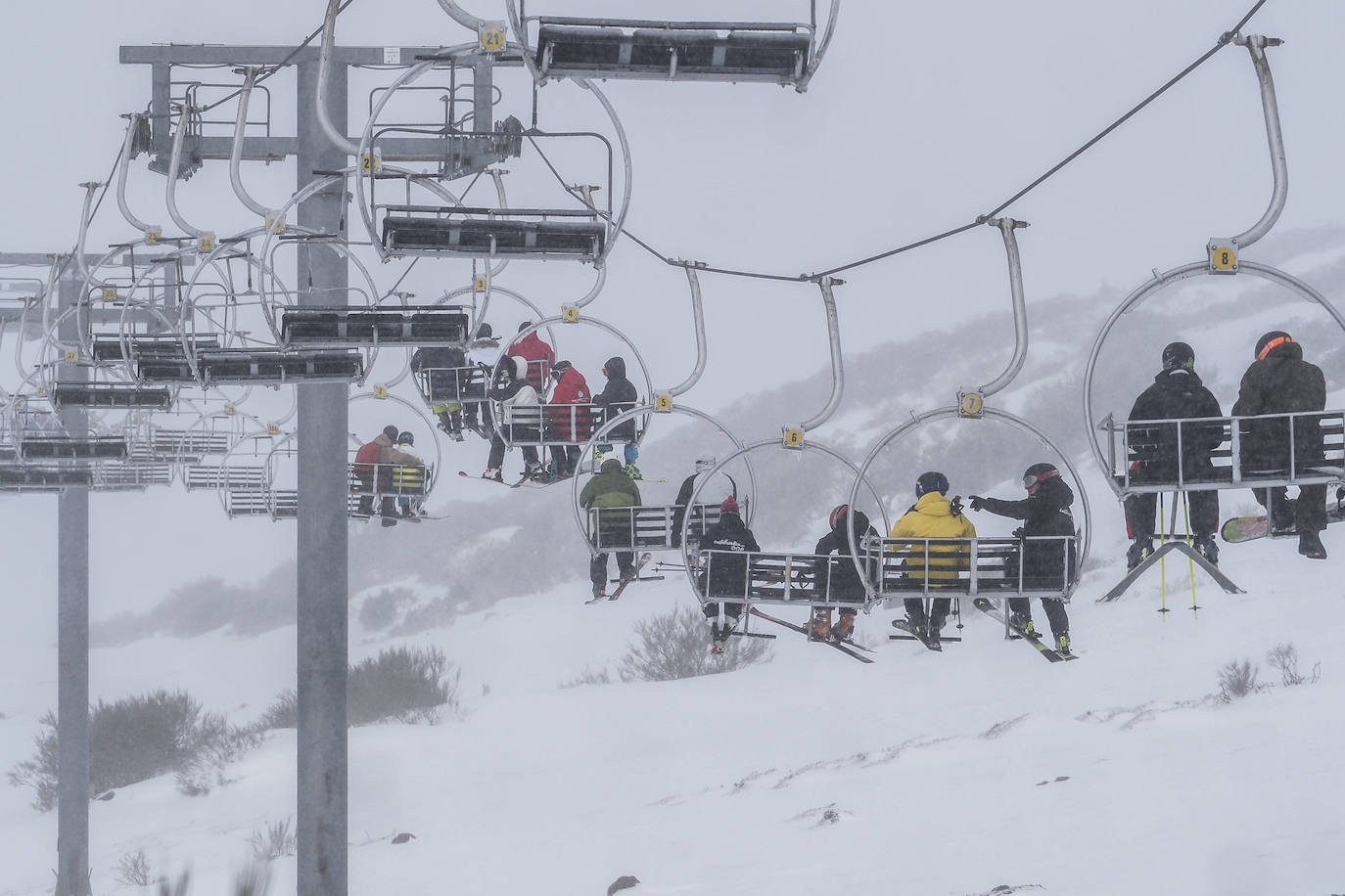 Fotos: Los primeros de Alto Campoo