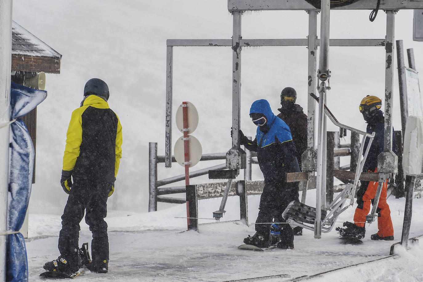 Fotos: Los primeros de Alto Campoo