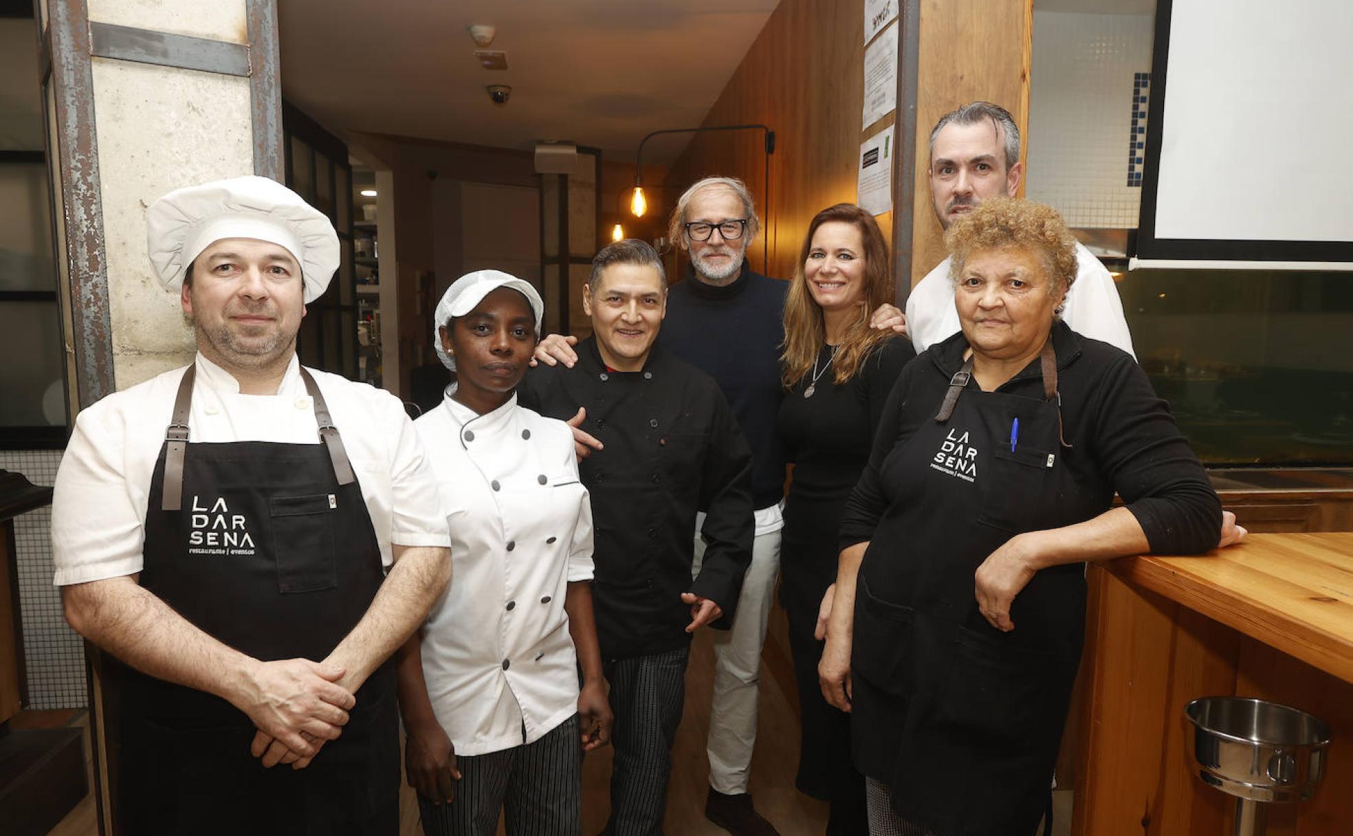 José Manuel Rodríguez, Flor Orobio, Saul Aníbal, Javier Collado, Ana Roiz, Sergio Prieto y Felicia Cabrera. 