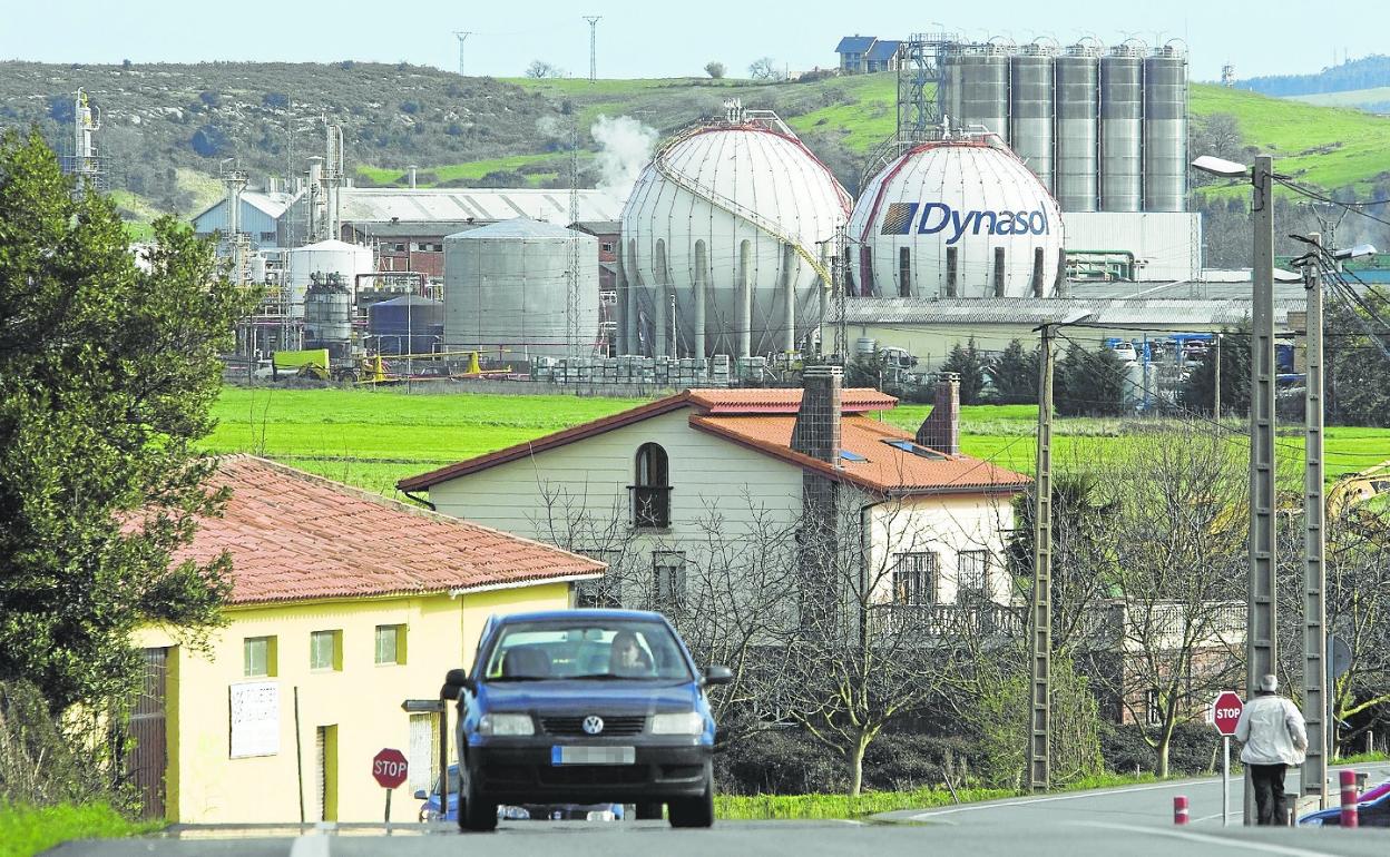 El complejo industrial de Dynasol en Gajano cuenta con una de las plantas de cogeneración más potentes de Cantabria. 