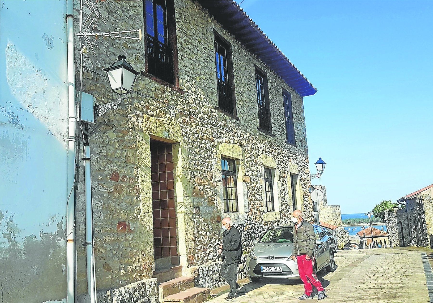 El histórico edificio que acogerá el nuevo albergue de peregrinos de San Vicente. 