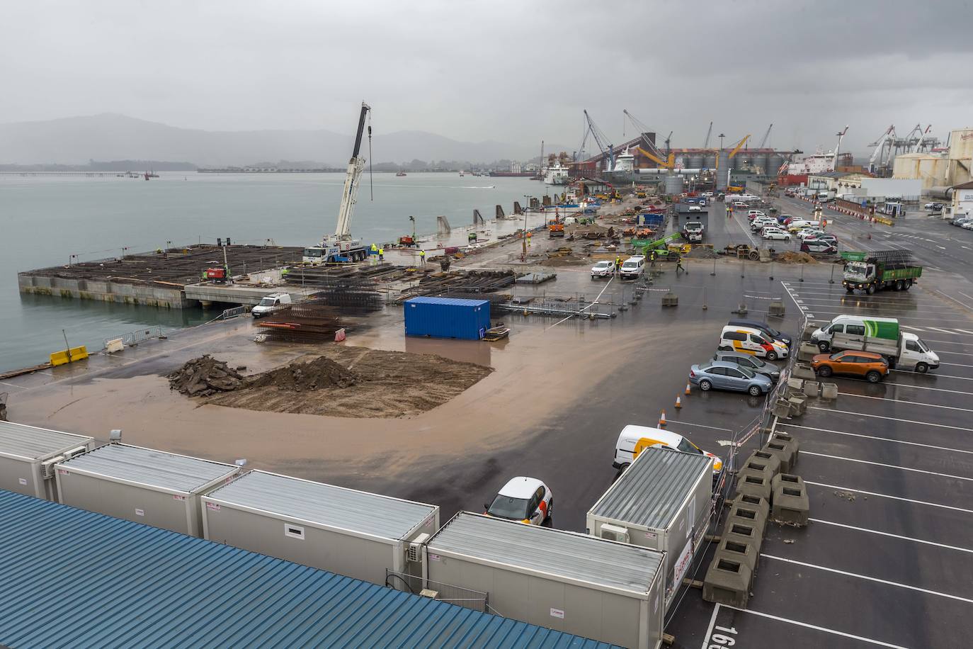 Fotos: Así van las obras en el Puerto de Santander