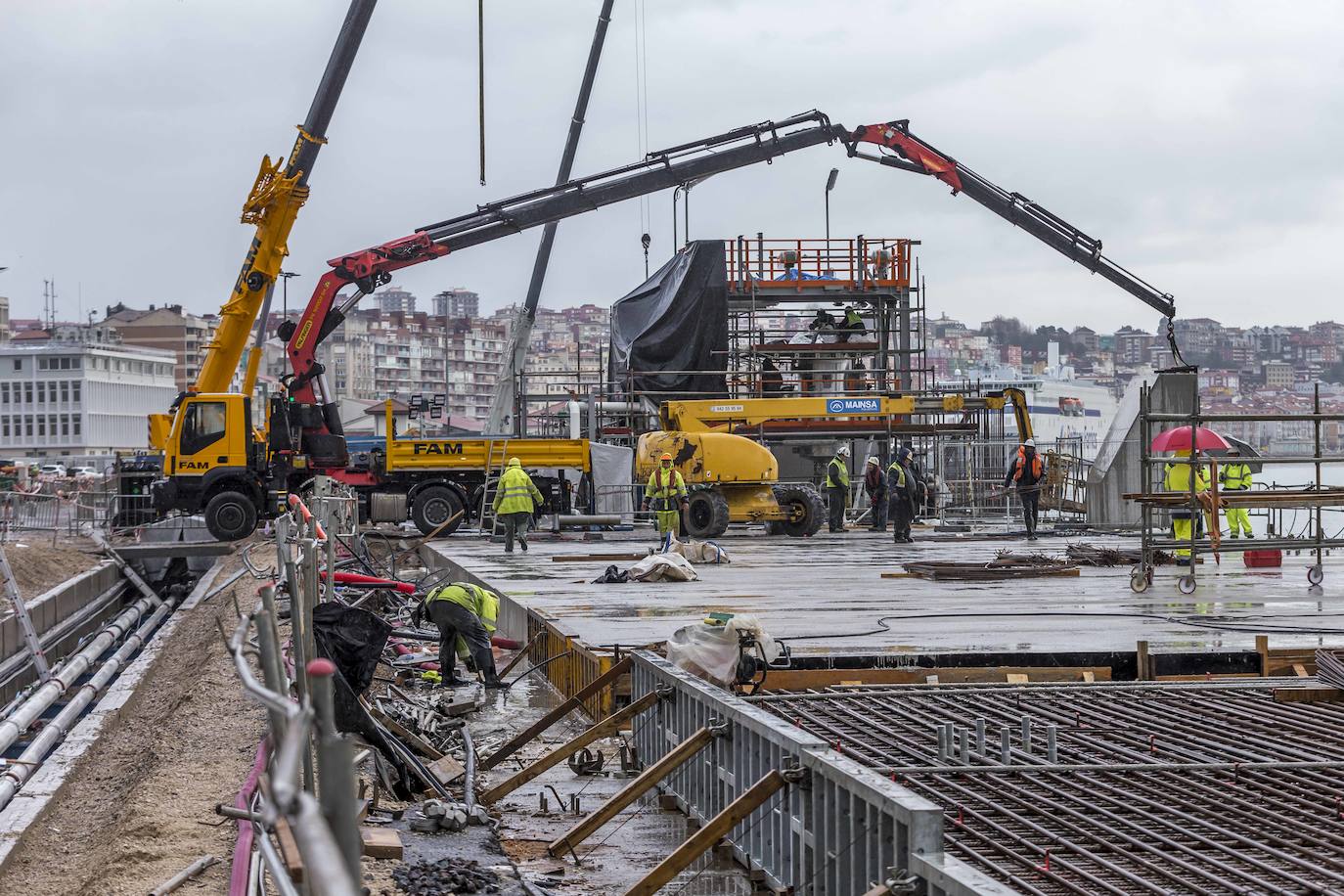 Fotos: Así van las obras en el Puerto de Santander