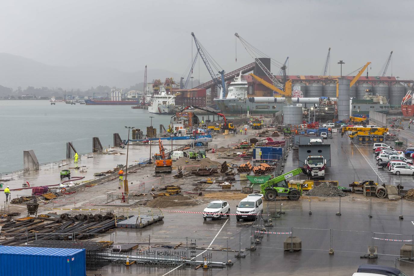 Fotos: Así van las obras en el Puerto de Santander