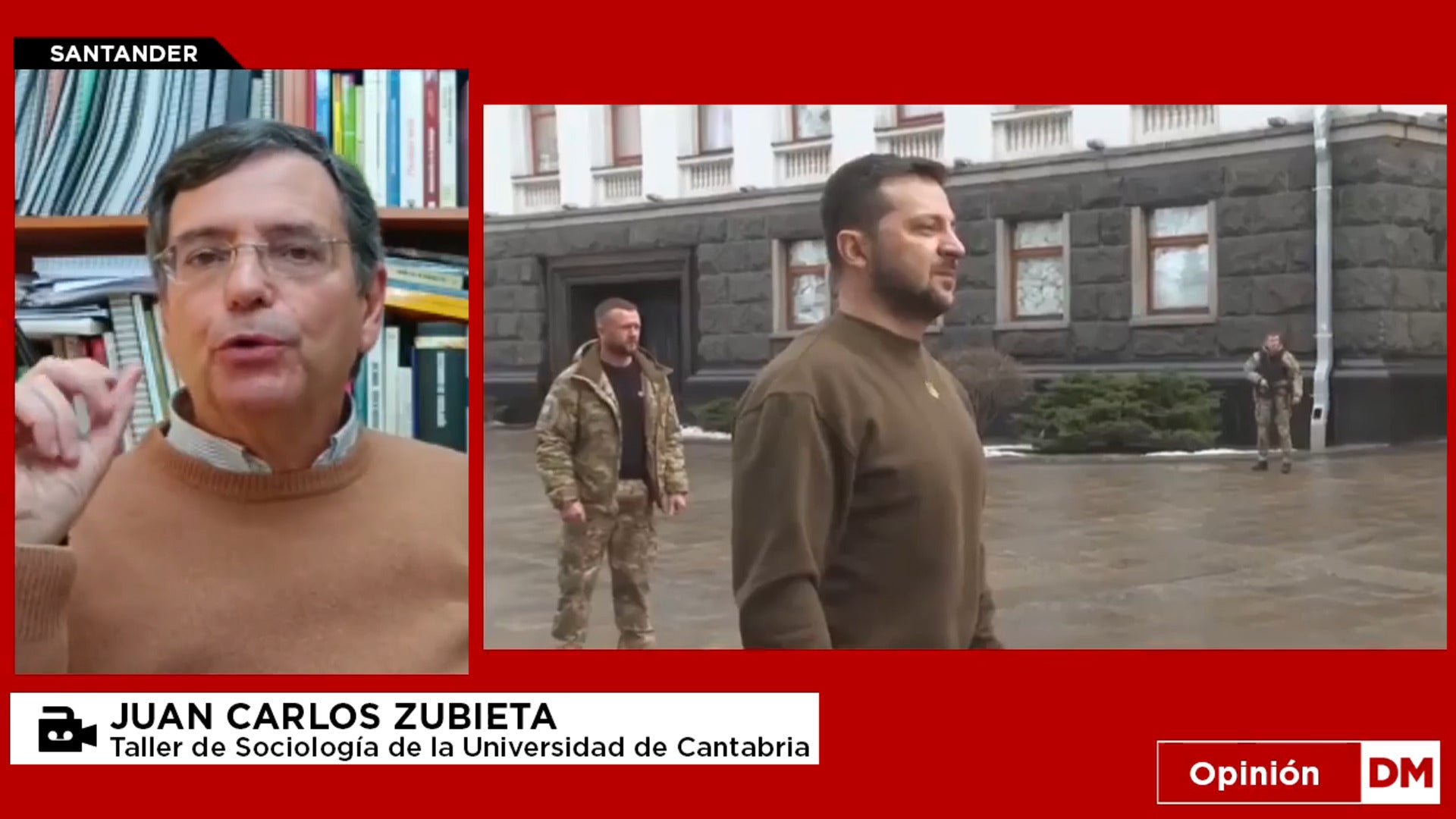 El sociólogo Juan Carlos Zubieta analiza el conflicto de Ucrania