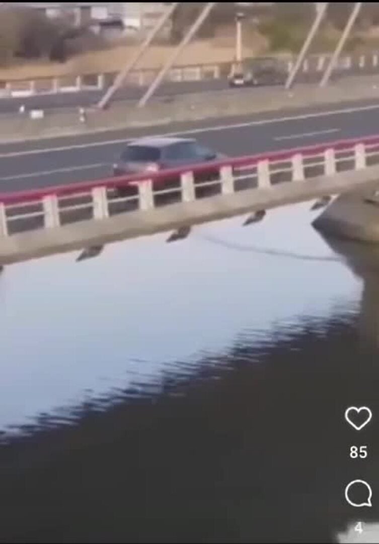 El vídeo viral del joven saltando a la ría del Asón