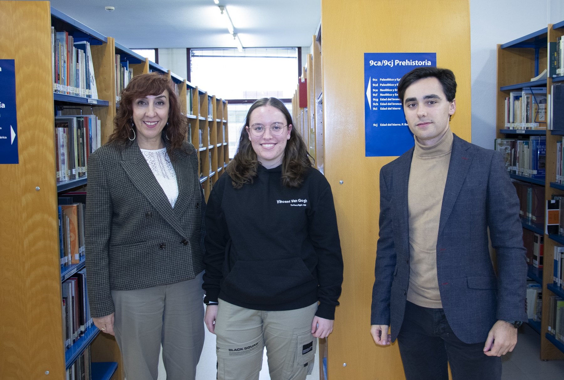 Esther García-Lago Velarde, Emma Rojas Gutiérrez y Miguel Ángel García Saro, ganadores de esta edicón.