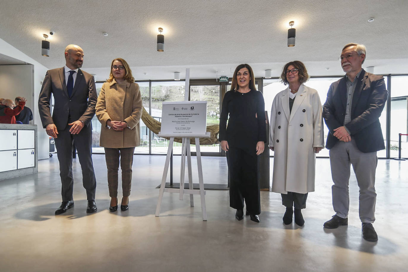 Oscar Villegas, Eva Guillermina Fernández, María José Sáenz de Buruaga, Catherine Fautrier-Rousseau y Roberto Ontañón.