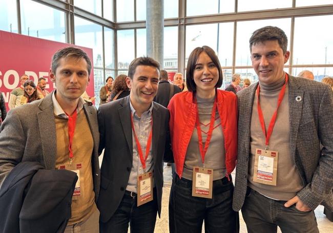 Mario Iglesias, Pedro Casares, la ministra Diana Morant y Daniel Fernández.