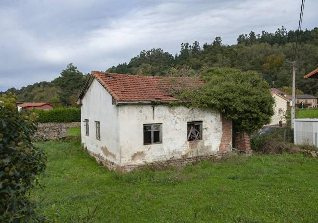 La casa de Josefa, donde asesinó a su prima Crisanta.