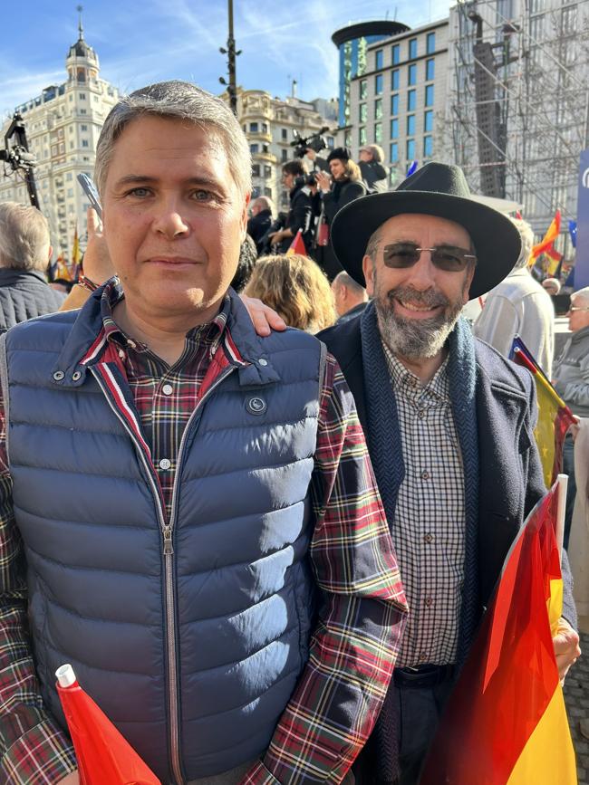 El senador Severiano Cuesta y el diputado Javier Noriega.