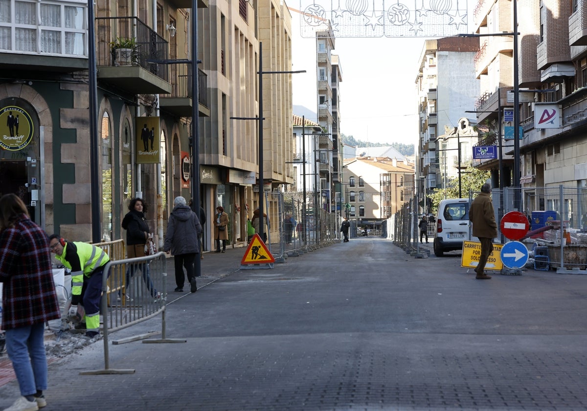 La obra se dividió en tres tramos para causar menos molestias.