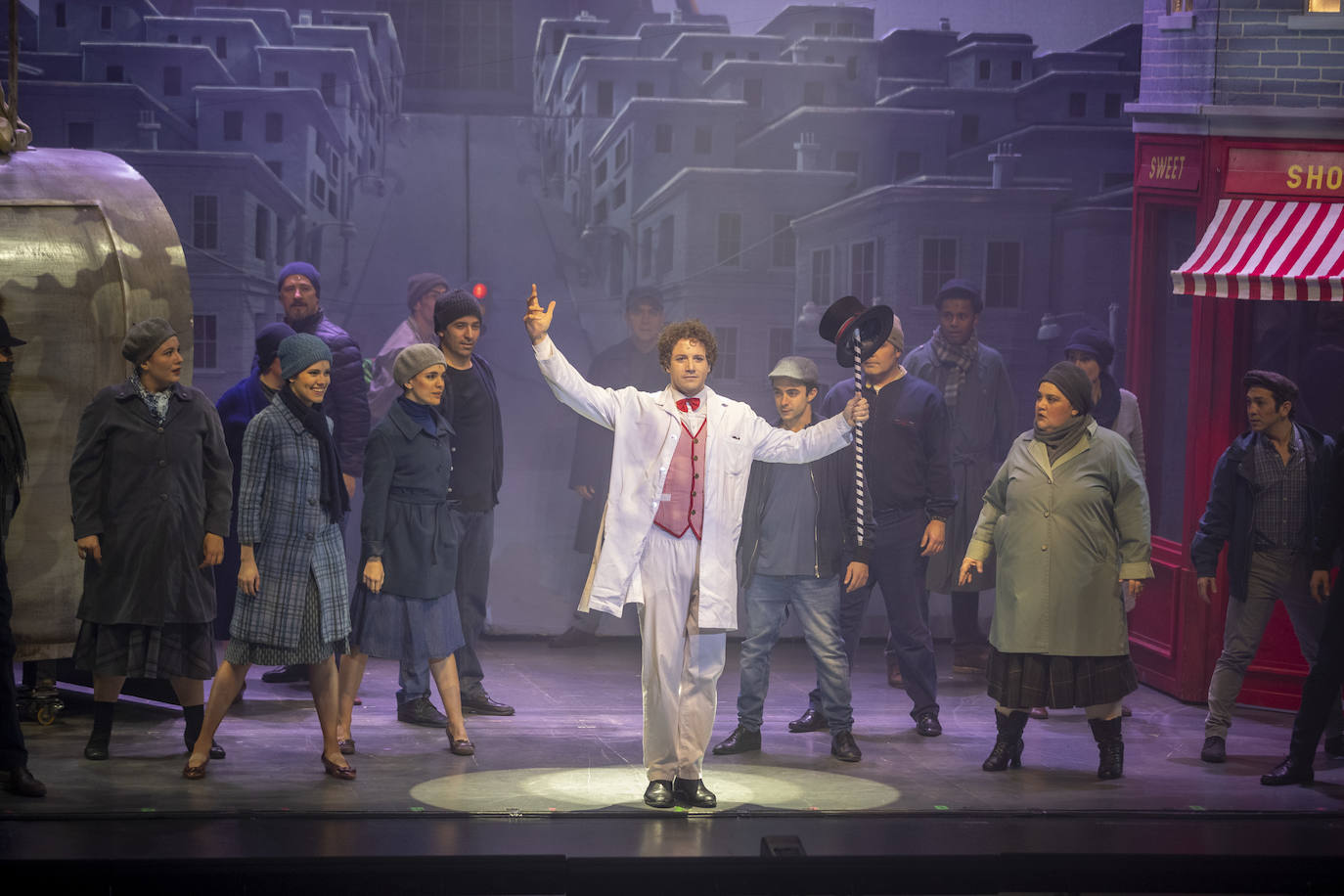 El musical cuenta con un elenco de 26 artistas y más de 30 técnicos