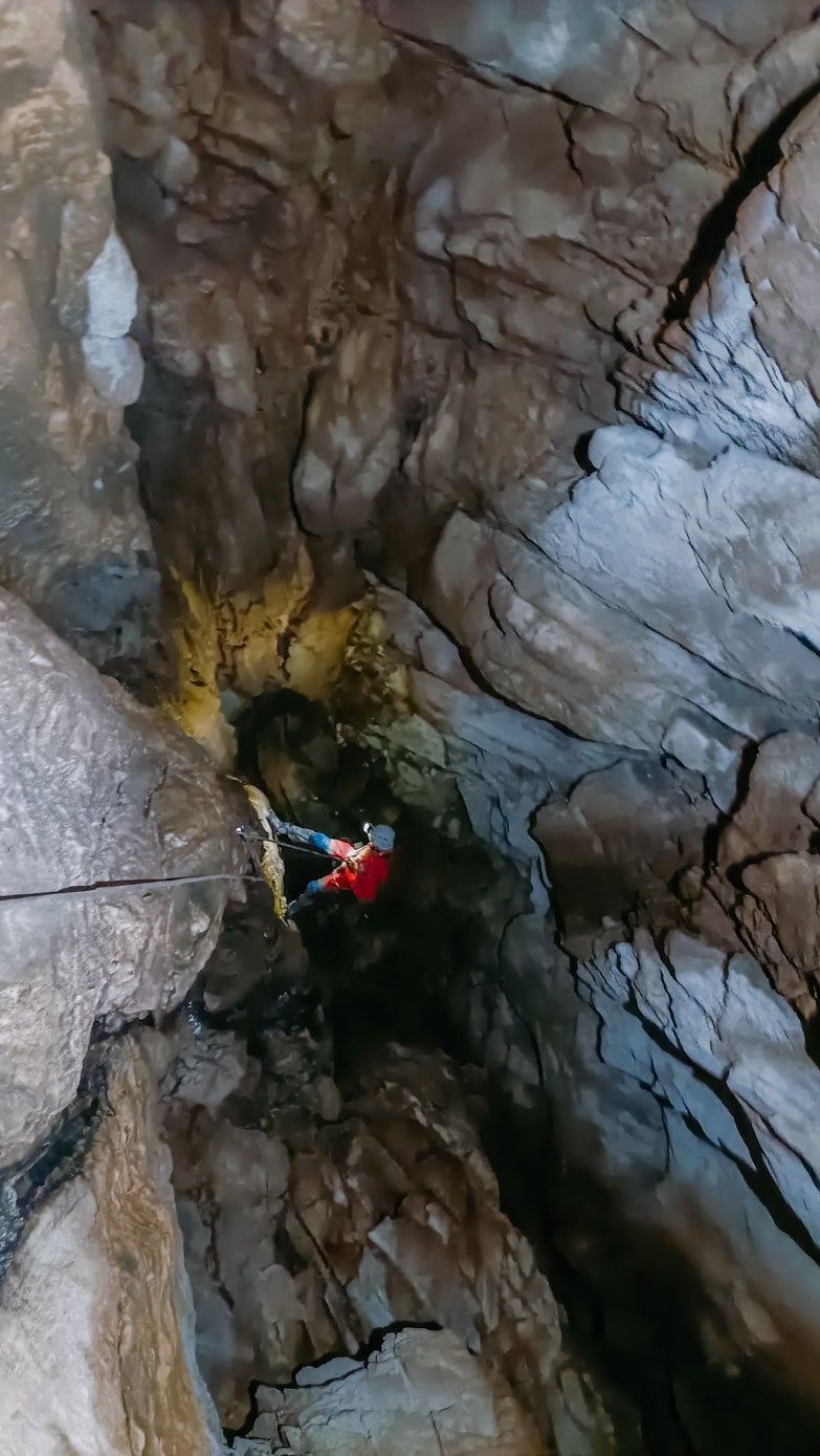 El acceso al complejo es imposible para los no iniciados a la espeleología.