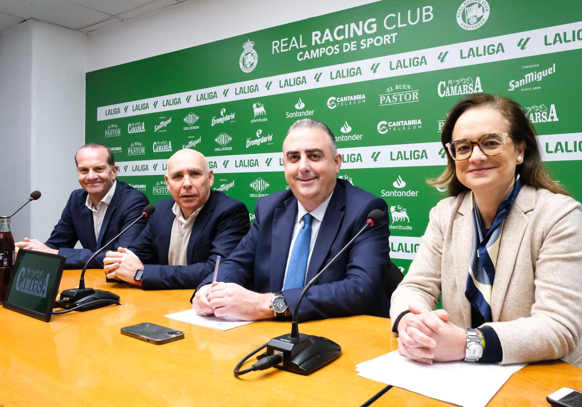 Presentación esta mañana de la campaña Ecoembes Racing.