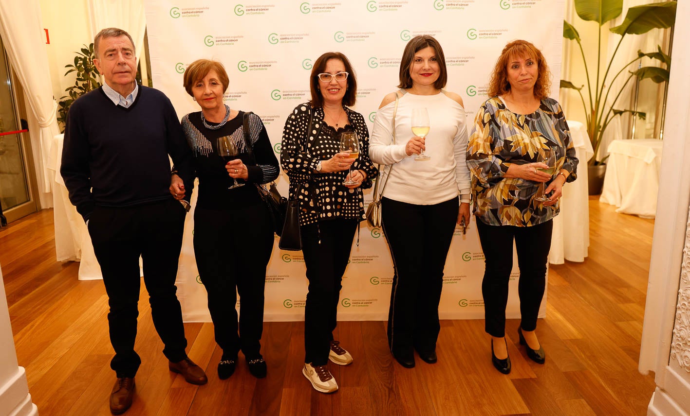 Álvaro Lavín, Montserrat Gutiérrez, Ángela Fuertes, Biba Osrecak y Paula Flores.