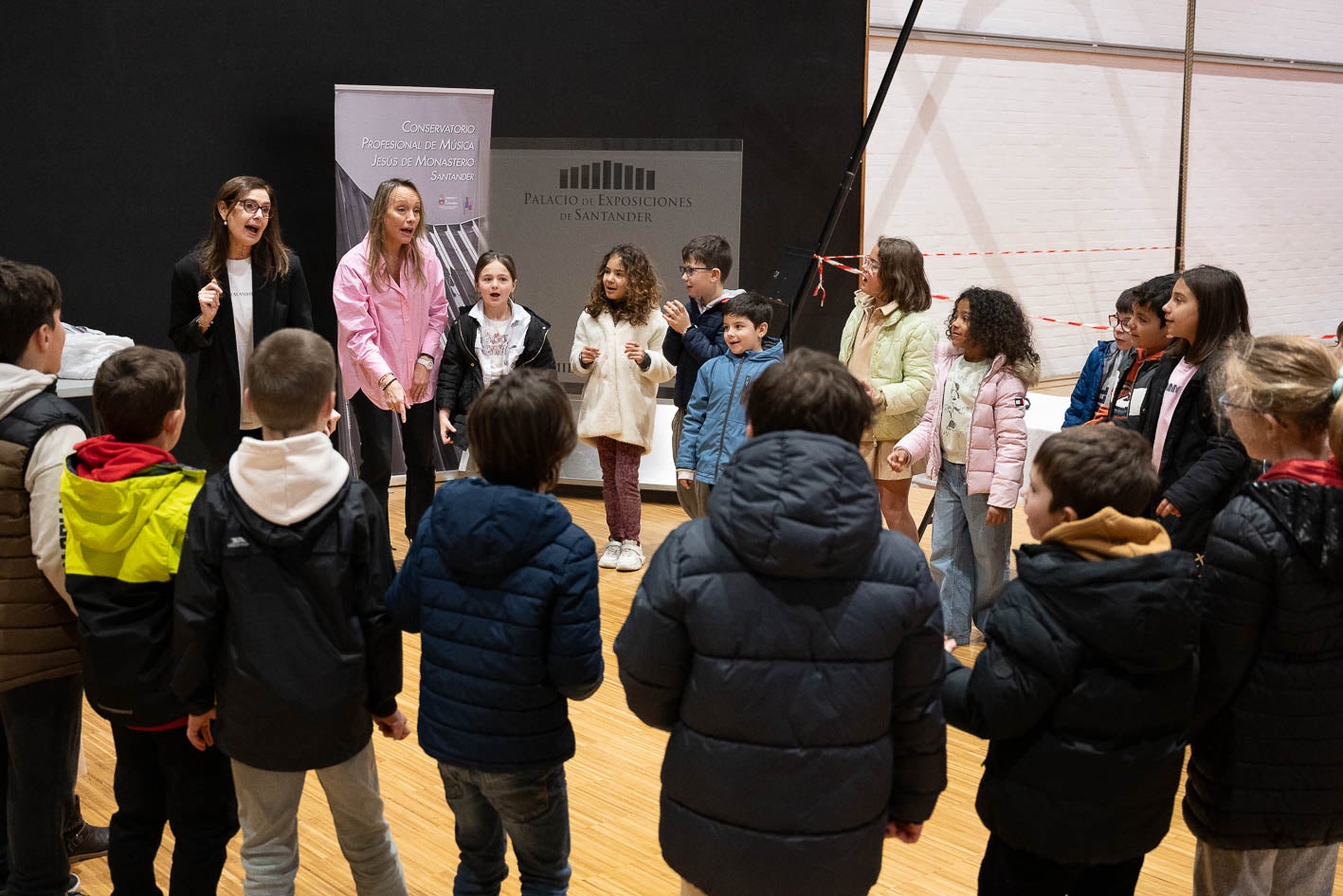 Taller de ritmos organizado por el Conservatorio de Música Jesús de Monasterio.