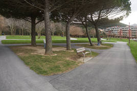 Parque de Cotolino en Castro Urdiales, donde fueron detenidos los dos hermanos.