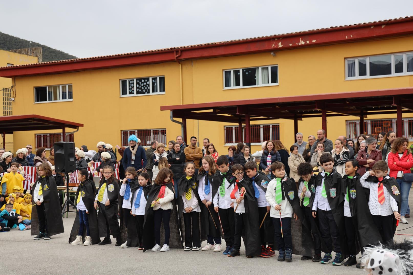 Los alumnos de 3º de Primaria disfrazados de Harry Potter