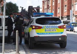 Imagen de archivo de la Policía Local de Santander.