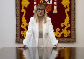 La nueva portavoz del Ejecutivo central en Cantabria, el pasado viernes, en una de las salas de reuniones de la Delegación del Gobierno.