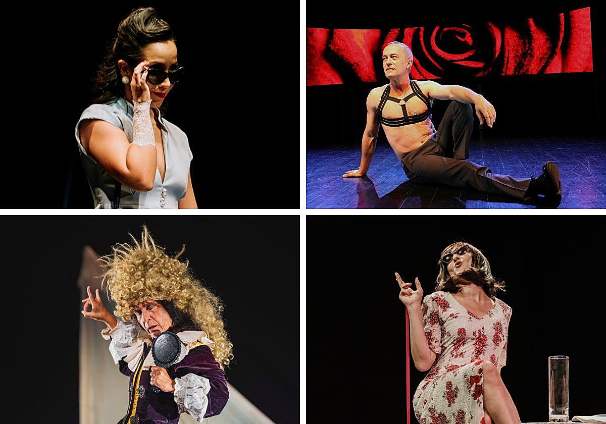 Luisa Vergara, Chema Ruiz, María Vidal y Alicia Trueba.